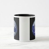 Volledig verlichte aarde in het centrum van Noord- Mok (Midden)