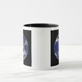 Volledig verlichte aarde in Zuid-Amerika Mok (Midden)