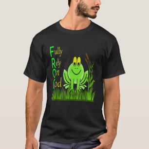 Volledig vertrouwen op God FROG Christelijk geloof T-shirt