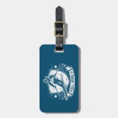 Volledig verzenden University Skiën Bagagelabel (Voorkant verticaal)