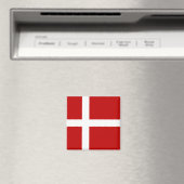 Volledig vlag van Denemarken Magneet (Insitu (Vaatwasser))