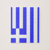 Volledig vlag van Griekenland Legpuzzel (Verticaal)