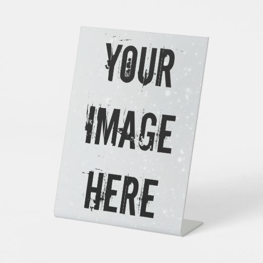 Volledig  voetstuk reclamebord met voetstuk (Voorkant)