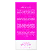 Volledig  Wedding Planner Rack Kaart (Achterkant)