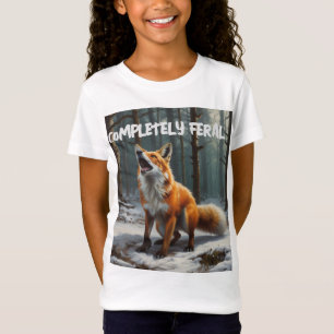Volledig wilde rode vos t-shirt
