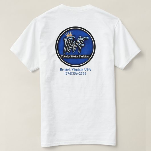 Volledig Woke Mode | Brandmerk | T-shirt (Design achterkant)
