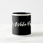 Volledig Woke Mode Signature Black Coffee Cup Tweekleurige Koffiemok (Center)