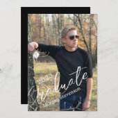 Volledige aankondiging van het Afstuderen van de F (Voorkant / Achterkant)