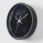 Volledige Aarde die de lichten van de stad van Azi (Hoek)