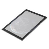 Volledige Aarde die de lichten van de stad van Azi Notitieblok (Schuin)