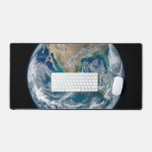 Volledige Aarde die Noord-Amerika en Mexico toont. Bureaumat (Keyboard & Muis)