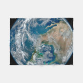 Volledige Aarde die Noord-Amerika en Mexico toont. Fleece Deken (Voorkant (Horizontaal))