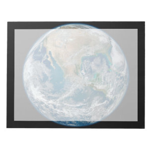 Volledige Aarde die Noord-Amerika en Mexico toont. Notitieblok