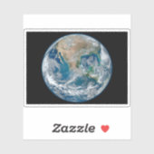 Volledige Aarde die Noord-Amerika en Mexico toont. Sticker (Vel)