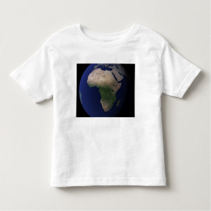 Volledige Aarde met Afrika, Europa en het Midden-O Kinder Shirts