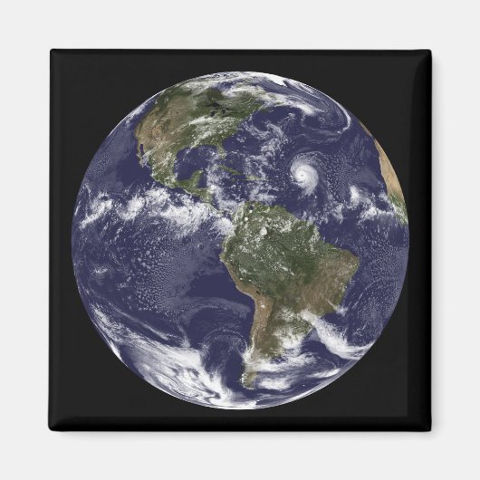 Volledige Aarde met Noord-Amerika 2 Magneet (Voorkant)