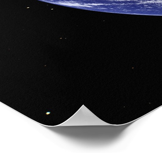 Volledige Aarde met Noord-Amerika 2 Poster (Hoek)