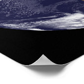 Volledige Aarde met Noord-Amerika 2 Poster (Hoek)