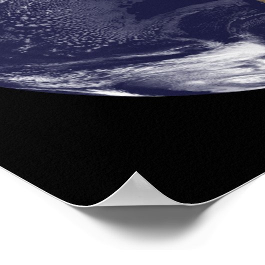 Volledige Aarde met Noord-Amerika 2 Poster (Hoek)