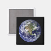 Volledige Aarde met Noord-Amerika 3 Magneet (Voorkant / Achterkant)