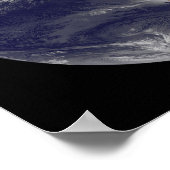 Volledige Aarde met Noord-Amerika en Zuid-Amer 2 Poster (Hoek)