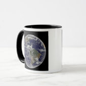 Volledige Aarde met Noord-Amerika en Zuid-Amer 3 Mok (Voorkant links)