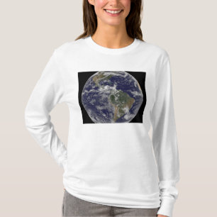 Volledige Aarde met Noord-Amerika en Zuid-Amer 3 T-shirt
