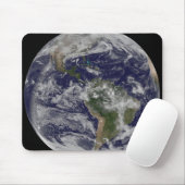 Volledige Aarde met Noord-Amerika en Zuid-Amer 4 Muismat (Met muis)