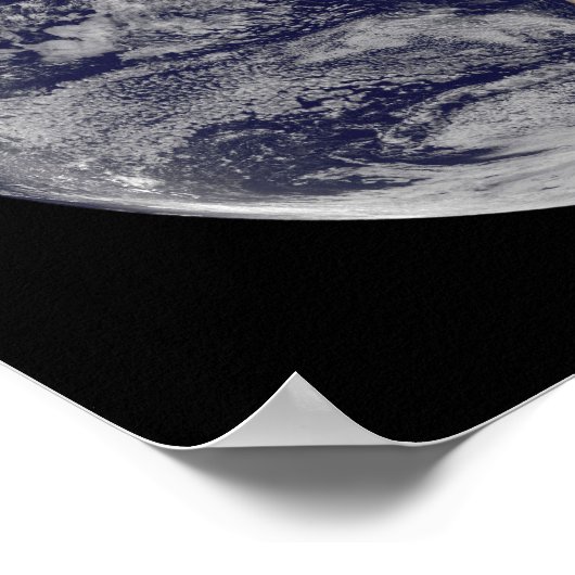 Volledige Aarde met Noord-Amerika en Zuid-Amer 4 Poster (Hoek)