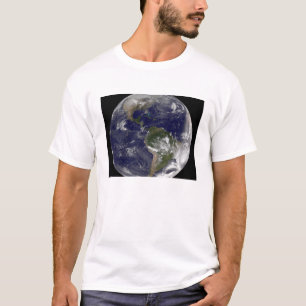 Volledige Aarde met Noord-Amerika en Zuid-Amer 5 T-shirt