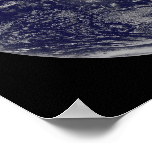 Volledige Aarde met Noord-Amerika en Zuid-Amer 6 Poster (Hoek)