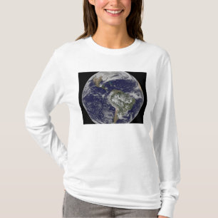 Volledige Aarde met Noord-Amerika en Zuid-Amer 6 T-shirt