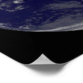 Volledige Aarde met Noord-Amerika en Zuid-Amer 7 Poster (Hoek)