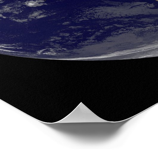 Volledige Aarde met Noord-Amerika en Zuid-Amer 7 Poster (Hoek)