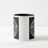 Volledige Aarde met Noord-Amerika en Zuid-Amer Mok (Midden)