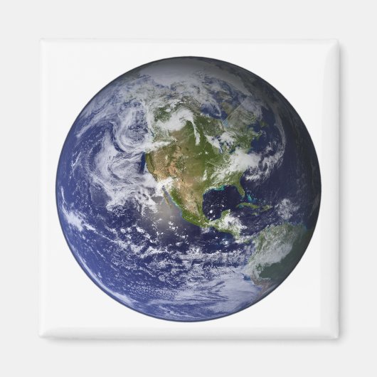 Volledige Aarde met Noord-Amerika Magneet (Voorkant)