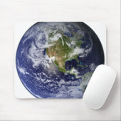 Volledige Aarde met Noord-Amerika Muismat (Met muis)