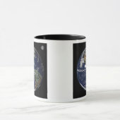 Volledige Aarde met Noord- en Zuid-Amerika Mok (Midden)