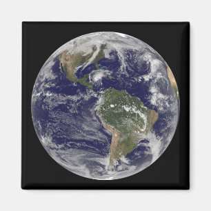 Volledige Aarde met orkaan Paloma Magneet