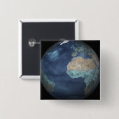 Volledige Aarde met verdamping Vierkante Button 5,1 Cm (Voorkant /achterkant)