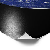 Volledige Aarde met Zuid-Amerika 2 Foto Afdruk (Hoek)