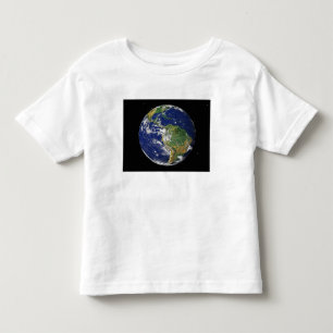 Volledige Aarde met Zuid-Amerika 2 Kinder Shirts