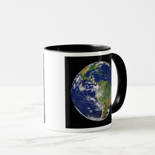 Volledige Aarde met Zuid-Amerika 2 Mok (Voorkant rechts)