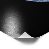 Volledige aarde rond de Stille Oceaan Foto Afdruk (Hoek)