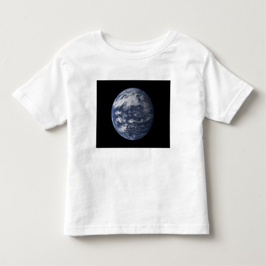 Volledige aarde rond de Stille Oceaan Kinder Shirts (Voorkant)