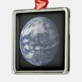 Volledige aarde rond de Stille Oceaan Metalen Ornament (Links)