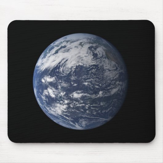 Volledige aarde rond de Stille Oceaan Muismat (Voorkant)