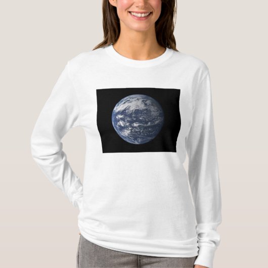 Volledige aarde rond de Stille Oceaan T-shirt (Voorkant)