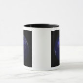 Volledige Aarde 's nachts met Afrika en Europa Mok (Midden)