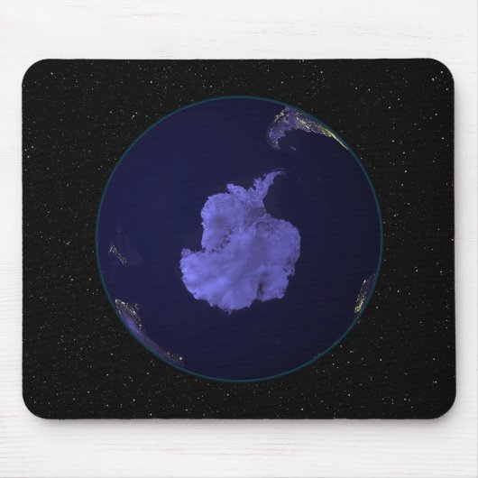 Volledige Aarde 's nachts met stadslichten 7 Muismat (Voorkant)